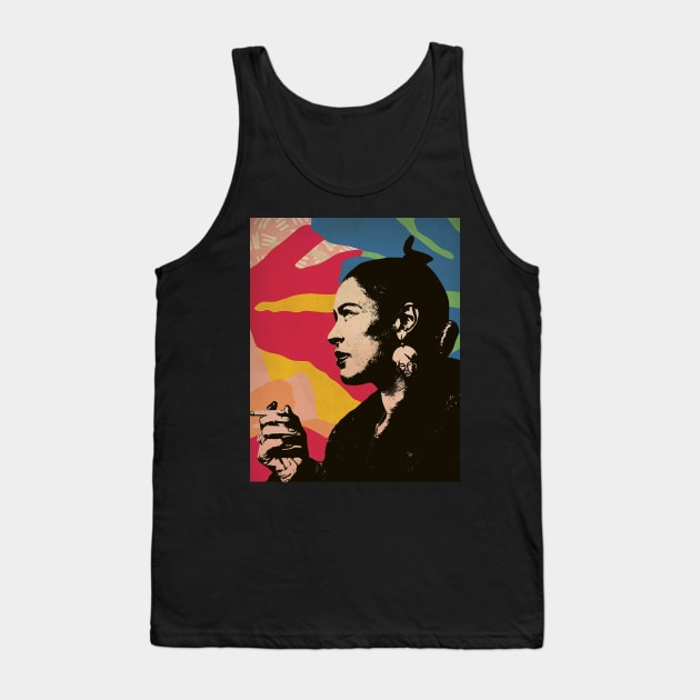 Vintage Poster - Billie Holiday Style Tank Top by Pickle Pickle